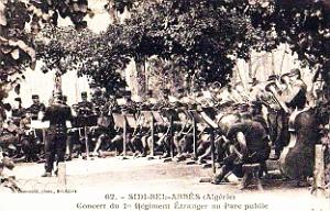LEGION ETRANGERE CONCERT A SIDI BEL ABBES EN 1095 (1)